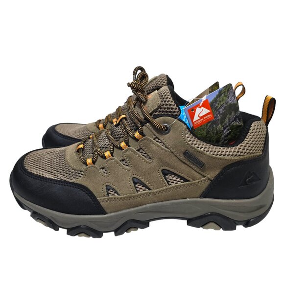 Men's Waterproof Hiking Boot Shoes Suede Leather Lightweight Lace Up Ozark Trail - Picture 12 of 15
